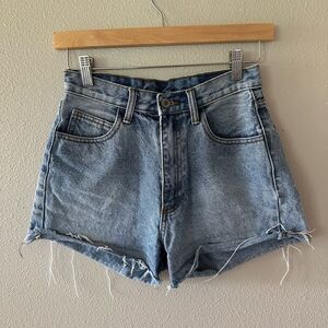 John Galt Women’s Vintage Style High Waisted Denim Shorts